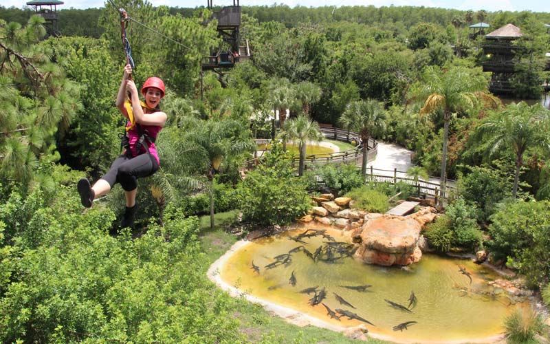 SCREAMING ZIPLINE AND ADMISSION Orlando - vacaystore.com